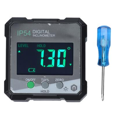 Rapporteur d'angle numérique magnétique 4x90 degrés IP54 LCD Jauge d'angle Inclinomètre Mètre d'angle électronique