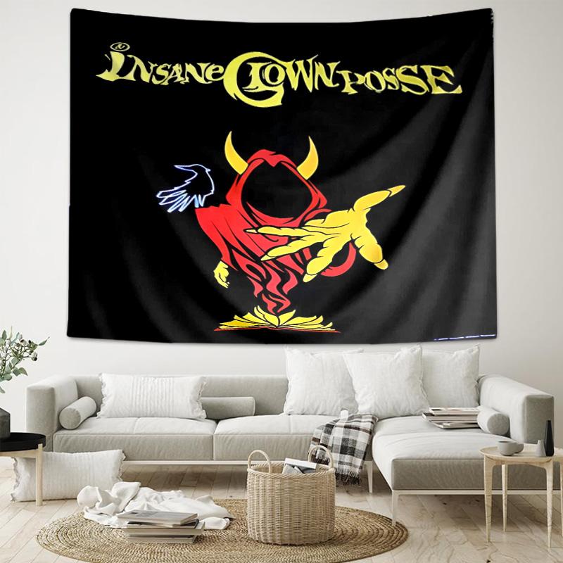 1pc Insane Clown Posse Tapestry, Living Room, Bedroom, Office, Party Decor, Ideal Festive Gift