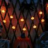 1pc, 10/20 Led Halloween Light String, Battery Powered, Halloween Pumpkin Lantern, Party, Yard, Garden Halloween Decoration