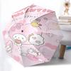 1pc Happy Valentine's Day My Melody Automatic Folding Umbrella - Cute for Fans, Travelers, Everyday Use, and Gifts!Q004