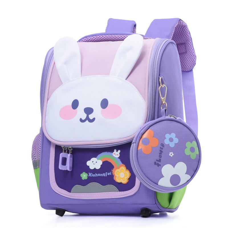Large Capacity Kids Backpack Featuring Playful Cartoon Graphics And Ergonomic Straps**