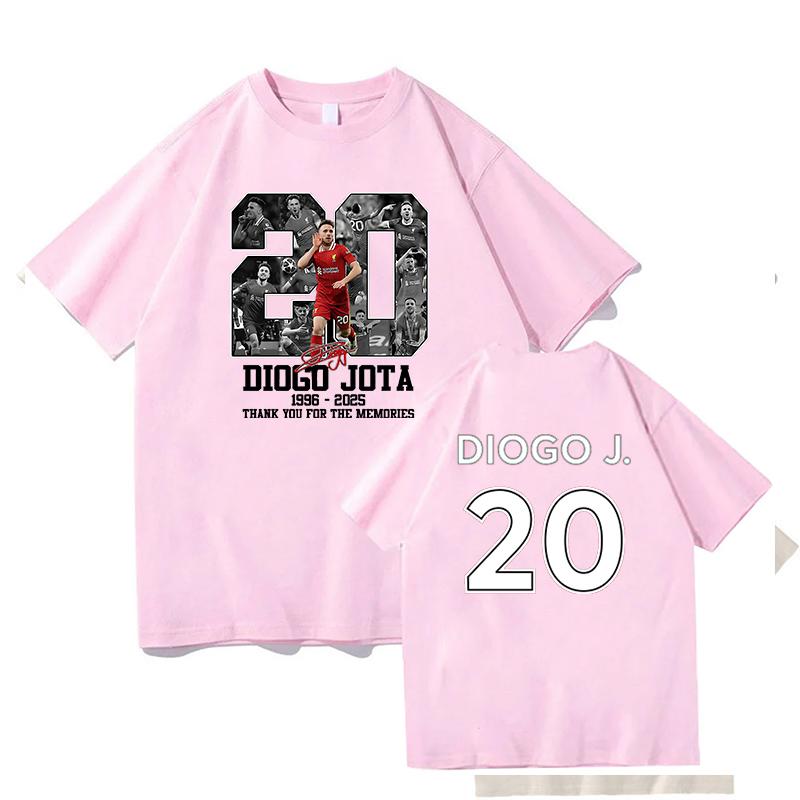 Diogo Jota Tees Unisex Letter Print Tshirt Summer Cotton Men Women Pure Cotton Tshirts Fashion Unisex Streetwear Hip Hop TShirt