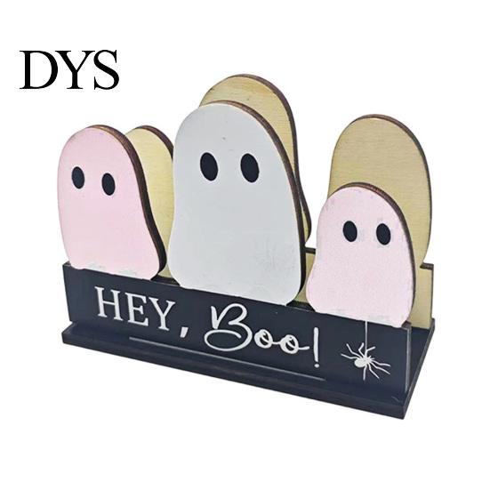 Cute Pumpkin Theme Storage Halloween Wooden Napkin Holder, Ghost Tabletop Decor for Kitchen Dining Room, Cartoon Style Rack Spooky Paper Towel