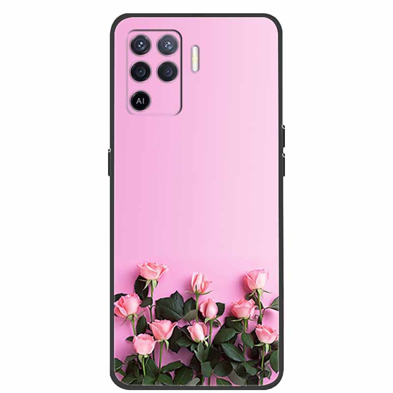 For Coque OPPO Reno5 Lite Case Shockproof Soft silicone TPU Back Cover For Oppo Reno 5Z 5 Lite Phone Case 5Lite CPH2205 Fundas