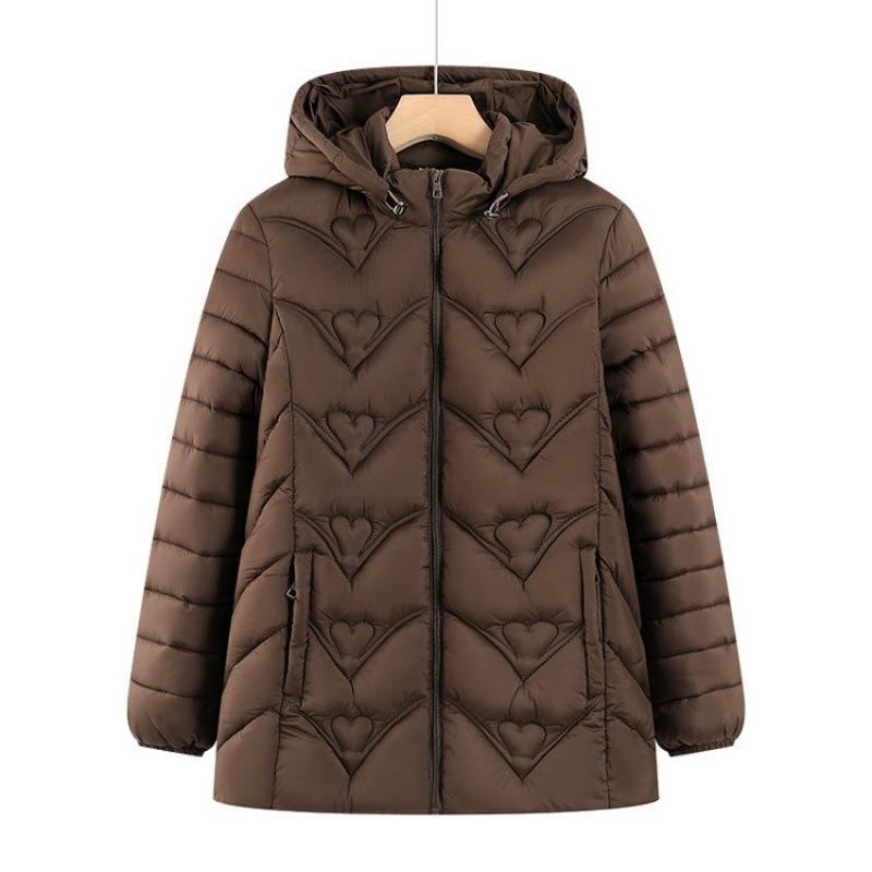 

Middle-aged and old women s winter cotton-padded clothes are thickened to keep warm, and new winter down cotton-padded clothes are worn. 6XL [recommended 150-80kg]