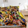 One Piece Adventure Print 3Pcs Bedding Setduvet Cover With 2 Bedropillowcase Home Birthday Gift
