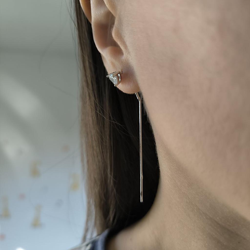 Silberohrringe mit Zirkonia (2168072)