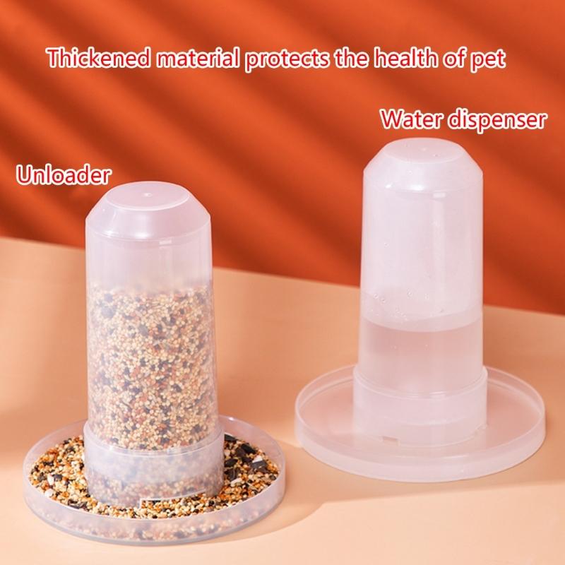 Pet Bird Drinker Feeder Food Plate Bird Supplies Parrot Chicken Automatic Water Cups Feeder Bird Parrot Accessories