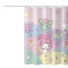 Handon Kuromi Cartoon Princess Waterproof Shower Curtain