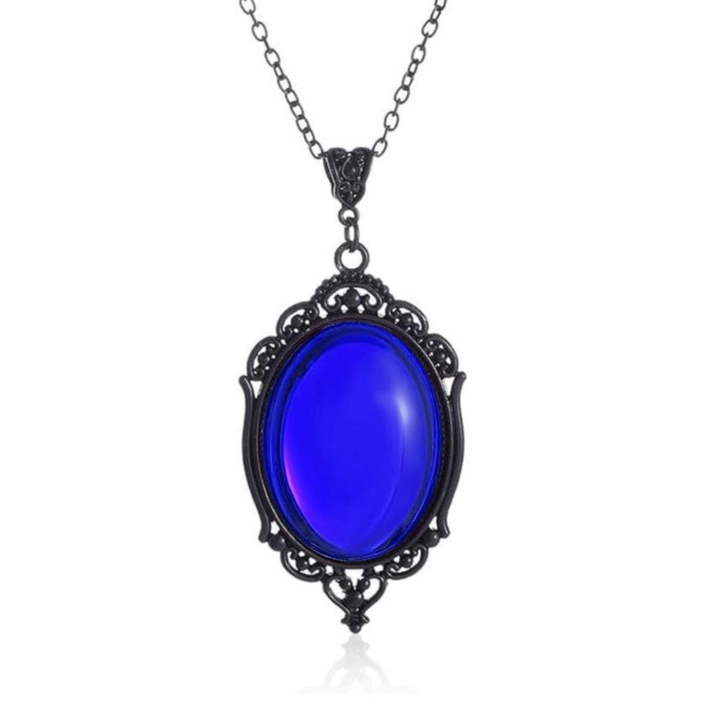 Retro Gothic Stardust Quartz Crystal Necklace