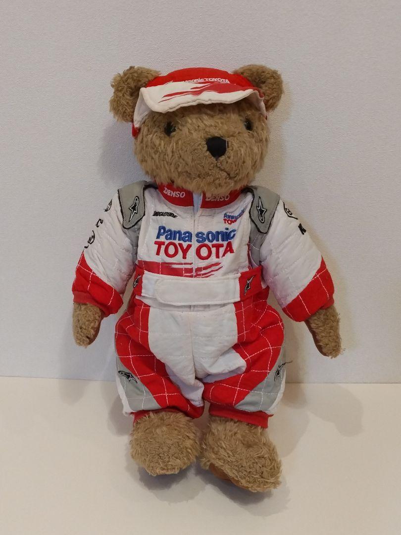 

[USED] Toyota Panasonic Racing Teddy Bear, 40cm