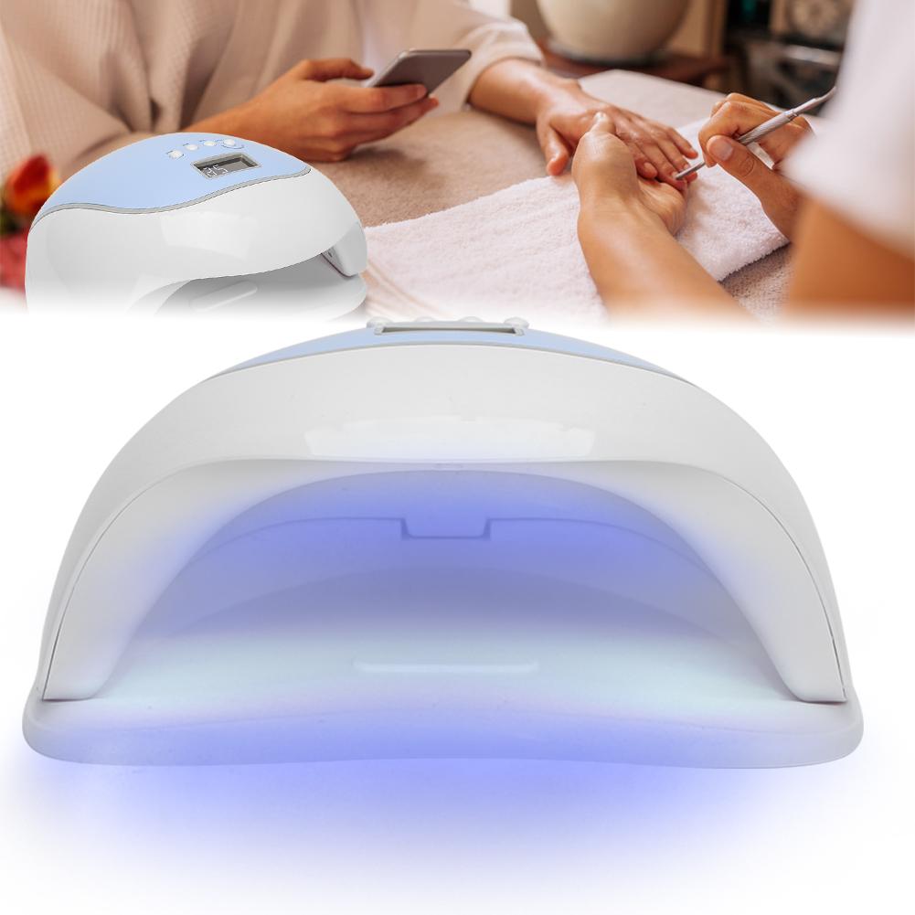 120W Professional LED UV Gel Nail Polish Dryer Lamp Intelligent Nail Curing MachineUS Plug 110‑240V