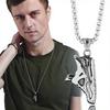 European American Hip-Hop Street Influencer Sweater Chain Pendant Necklace