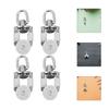 20Pcs Curtain Track Rollers Heavy Duty Smooth Rolling Twin Wheeled Carriers for Window Closet Bedroom Office Drapes Sliding