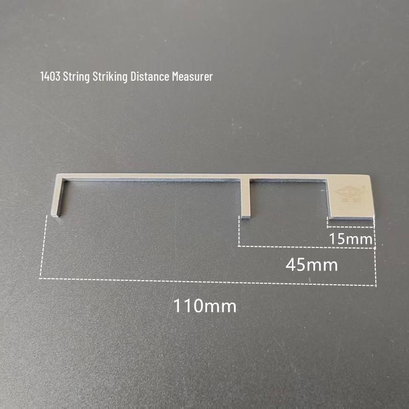 Piano Tuning Kit: String Tension Meter, Hammer Strike Distance Gauge, Shinda Needle Gauge