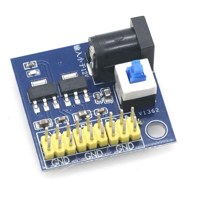 Electricity Adapter 12V to 3.3V/5V/12V Output Stepping Down Electricity Regulator Power Module High Efficiency Stabilizer