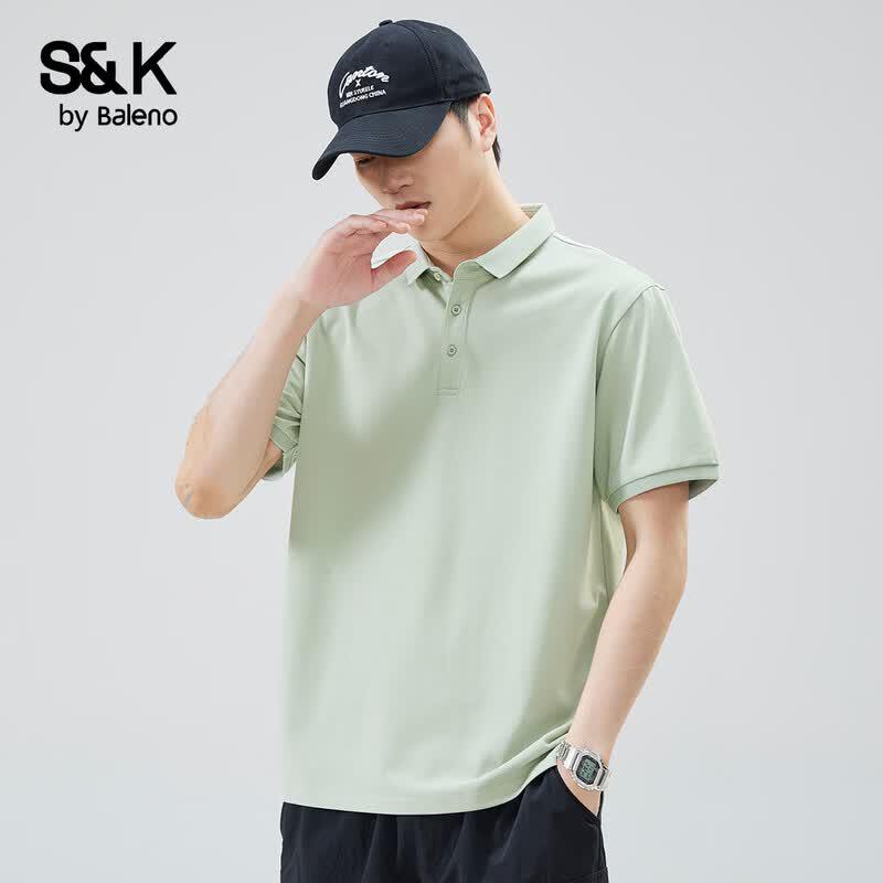 Baleno S&K Men s Breathable Solid Polo Shirt XL