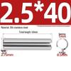 304 Stainless Steel Slotted Spring Pin, Cylindrical Shaft Pin, Locating and Hollow Pin (M5-M12)