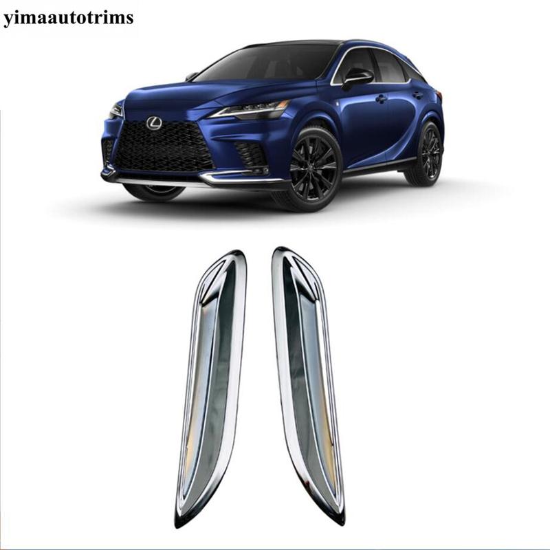 Chrome Rearview Mirror Rear Bumper Fog Light Lamp Eyebrow Door Handle Cover Trim Accessories For Lexus RX 350h 450h  - 2025