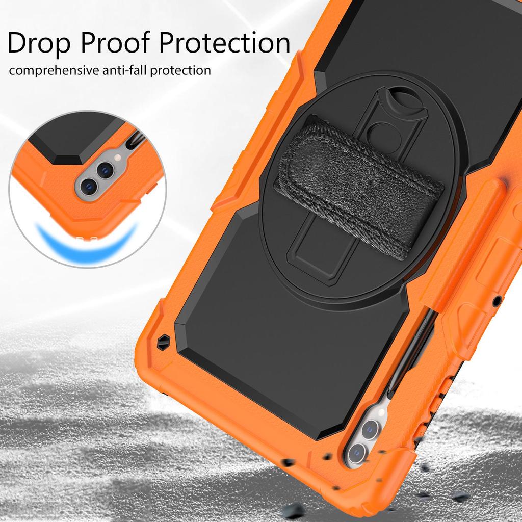 Samsung S9/S10 FE+/S8/S7 Plus/S11 Ultra Drop-proof Tablet Case with Wrist Strap