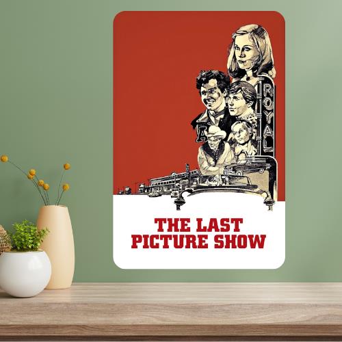 The Last Picture Show Classic Movie Metal Poster Sign 20x30cm（7.8x11.8inch）