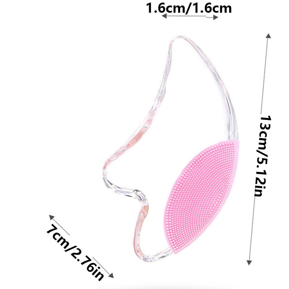 Smooth Edges Facial Massage Scraper Transparent Resin Face Lifting Machine  Body Treatment