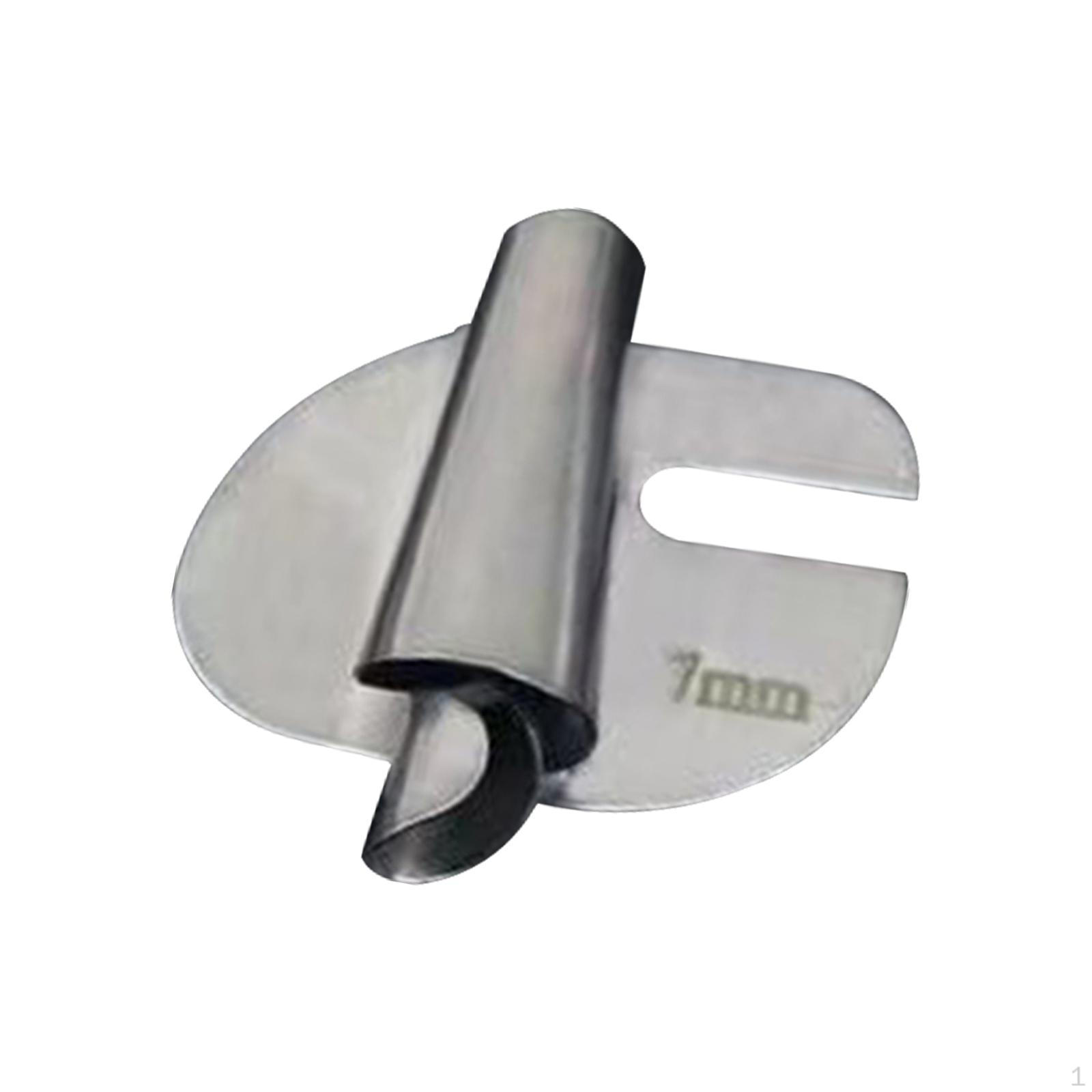 

Curved Scroll Hemmer Foot for Sewing Machines, Stainless Steel Presser 7mm
