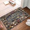 Luxury Vintage Home Entrance Door Mat Room Rugs for Bedroom Hallway Floor Foot Bath Mat Doormat Custom Washable