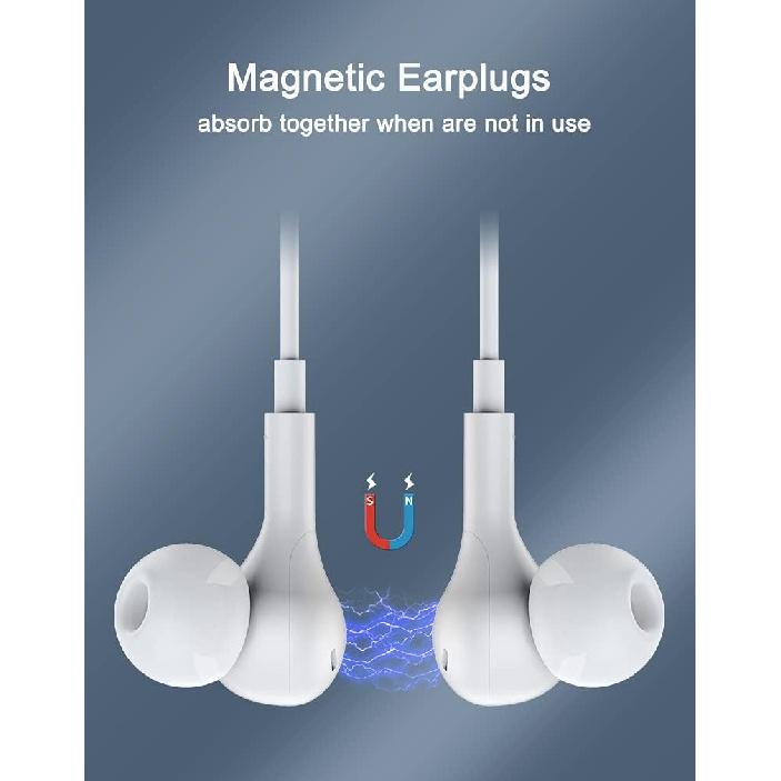 Noise Isolating Wired Earbuds Headphones Earphones w/Microphone Compatible with Samsung Galaxy S10 S9 Plus S10e A10e A15 A14 A12 A13 A03S A04e A25