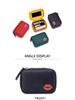 Damen Mini-Lippenstifttasche aus echtem Leder mit Spiegel - Modische und tragbare Drei-in-Eins Make-up-Tasche