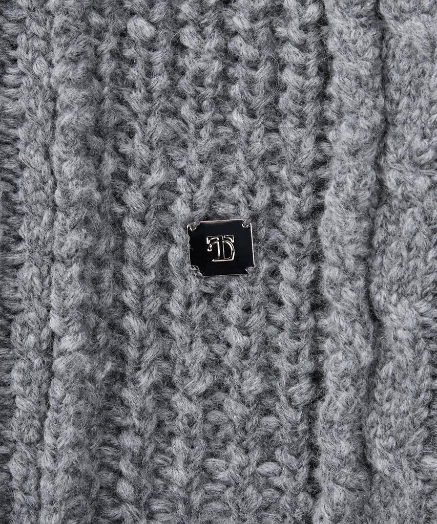 Teulimingbeodeu Wool Damage Tassel Knit Set-Up Pullover [ Gray ]