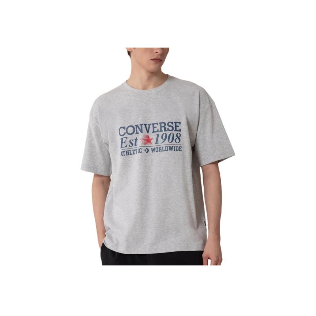 New Converse T Shirts Men's Gray MCH687-GHG