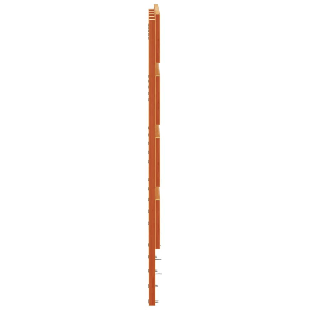Headboard Wax Brown 150 Cm Solid Pine Wood