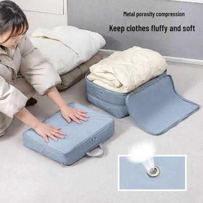 Non-Vacuum Down Jacket & Quilt Compression Storage Bag for Home & Suitcase Organization