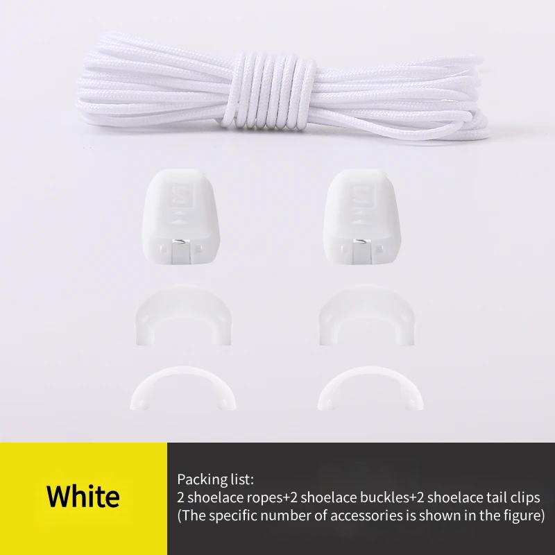NEW Round Tennis Shoe Laces Without Ties Fashion No Tie Shoelaces Adult Kids Outdoor Running Sneakers Laces Shoes Accesories