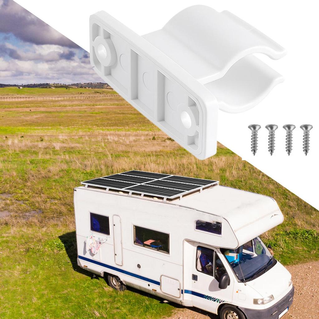 RV Awning Crank Support Parasols Hook With Screws RV Awning Rod Bracket For Shops Food Trucks Outdoor Restaurants Parasols