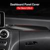 2 Stücke Auto Carbon Fiber Texture Mittelkonsole Armaturenbrett Panel Schutzhülle Abdeckung Trim Für Mercedes Benz 15-21 C W205 16-21 GLC X25