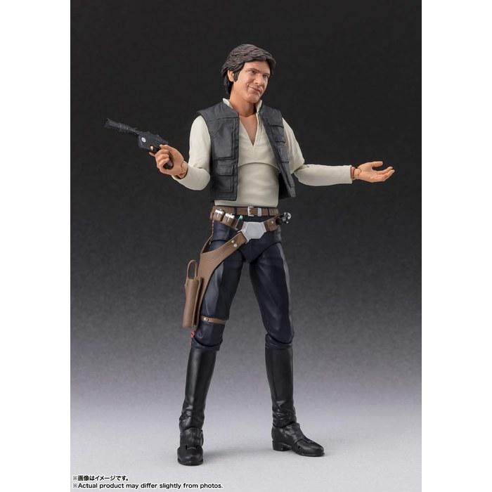 BANDAI SPIRITS S.H.Figuarts Star Wars: A New Hope Han Solo -Classic Ver.- Approximately 150mm PVC & ABS Painted Action Figure Multicolor