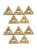 Inserts Set TNMG160404RES 10pcs Carbide Tools for For Steel Use