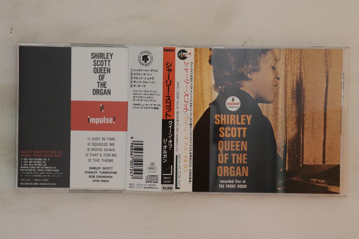 

CD SHIRLEY SCOTT - Queen Of The Organ MVCI23087 Impulse! 1992 Japan Obi Jazz Used