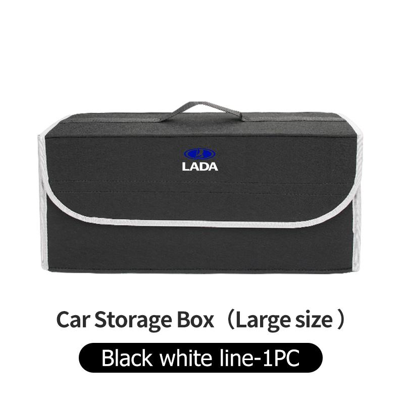 Felt Car Folding Organizer Space Saving Trunk Storage Bag For Lada Vesta Granta Vesta Niva 4X4 Largus Vaz Samara 2110 ejw1