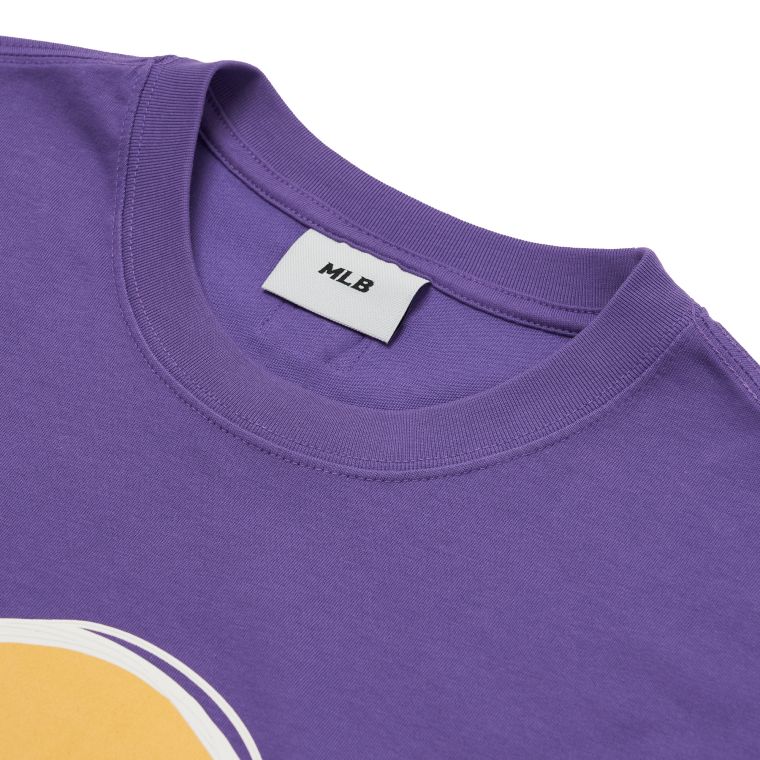 New MLB T Shirts Unisex Purple 3ATSL9023-07PPS