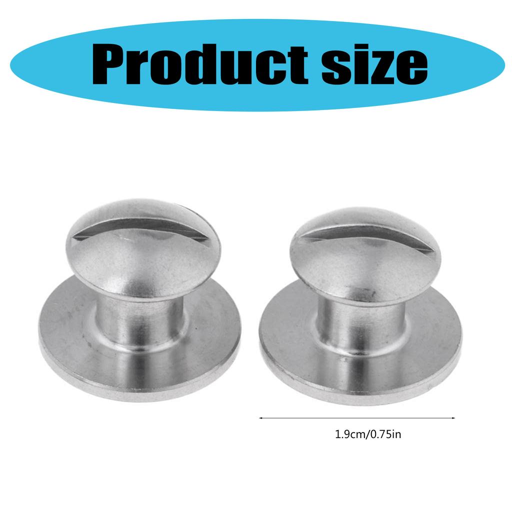 BCD Bolts Assembly Screws Stainless Harness Backplate Book Screws Accessories for Dive Backplate Pad & BCD Attachments
