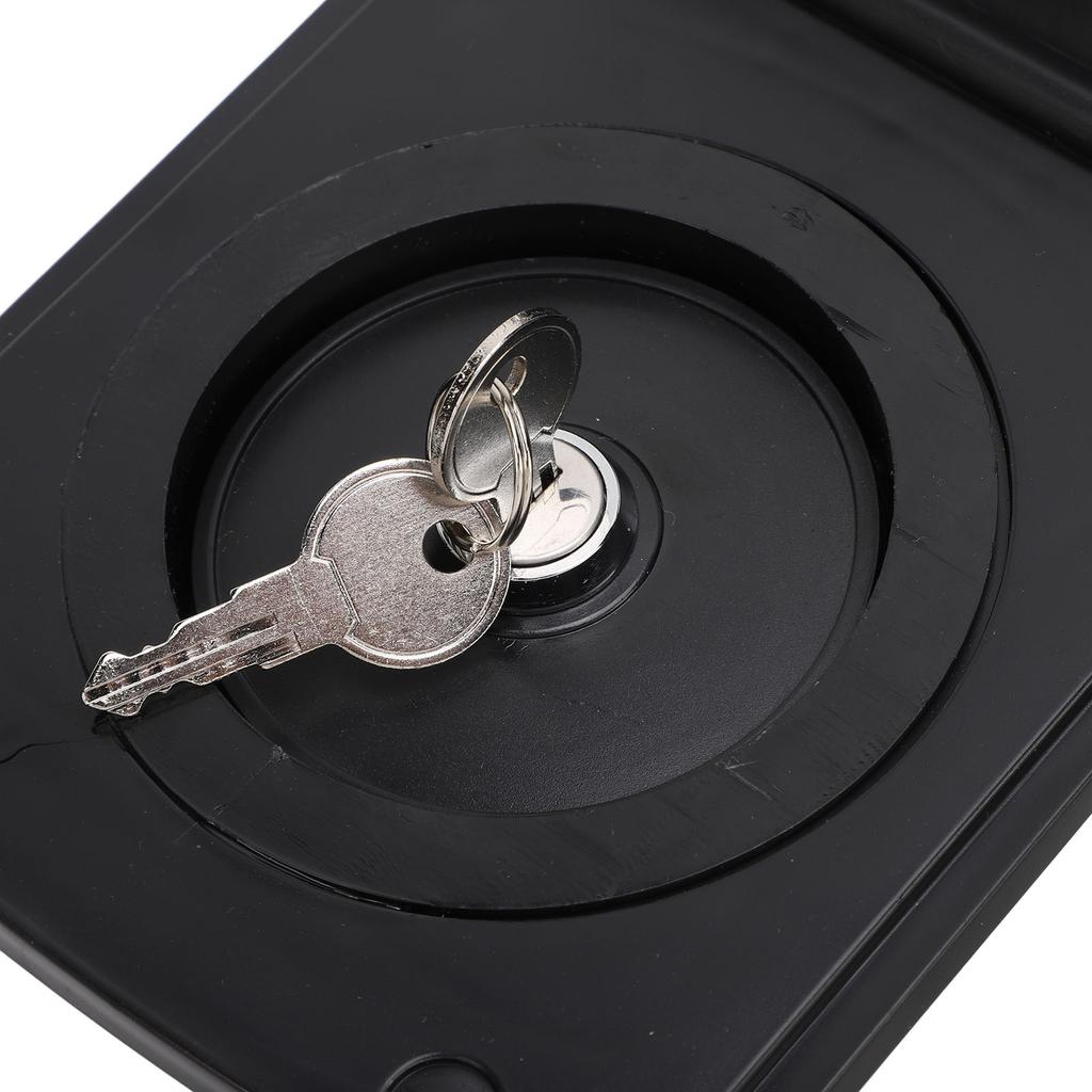 RV Water Fill Hatch with Magnetic Lid and Lock Dustproof ABS Square Trailer Water Fill Hatch Inlet for Motorhome Boat
