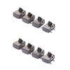 10Pcs 4 Pin Mini Slide Reset Micro Toggle Switch Miniature Humidifier Detection Switch Four Foot Pad Switch Home Decor