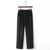 LangSha Women's High Waist Straight Leg Casual Pants