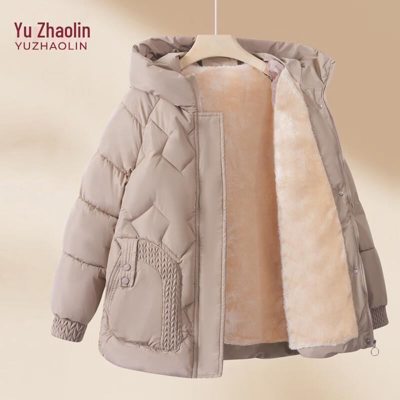 Yuzhaolin Mid-aged Women s Hooded Winter Cotton Jacket 3XL