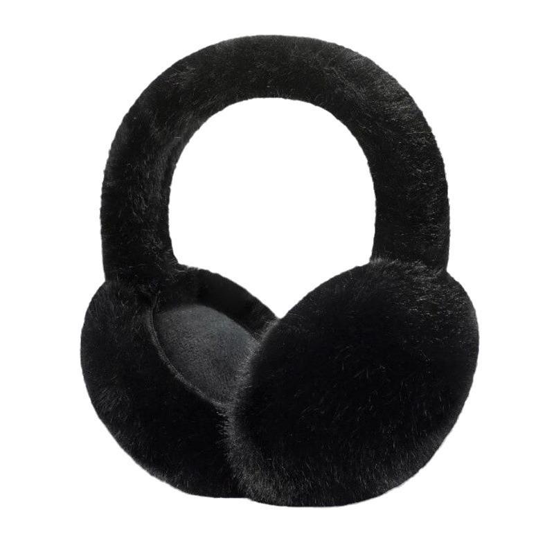 Foldable Faux Fur Winter Earmuffs for Women & Girls - Cute, Warm, Outdoor Ear Warmers