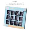 Nine-Link Brain-Teaser Puzzle Set for Early Education and Students: Intelligence-Boosting Disentanglement Ring and Kongming Lock Toy Gift.
