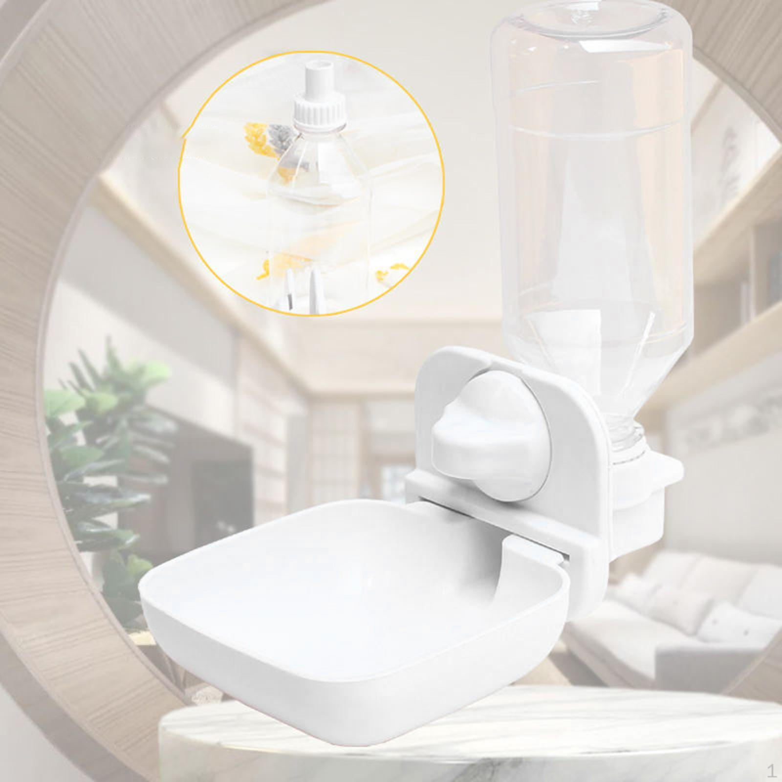 

Подвесная клетка для бутылок с водой, клетка для фонтана без капель, товары для домашних животных, дозатор для собак